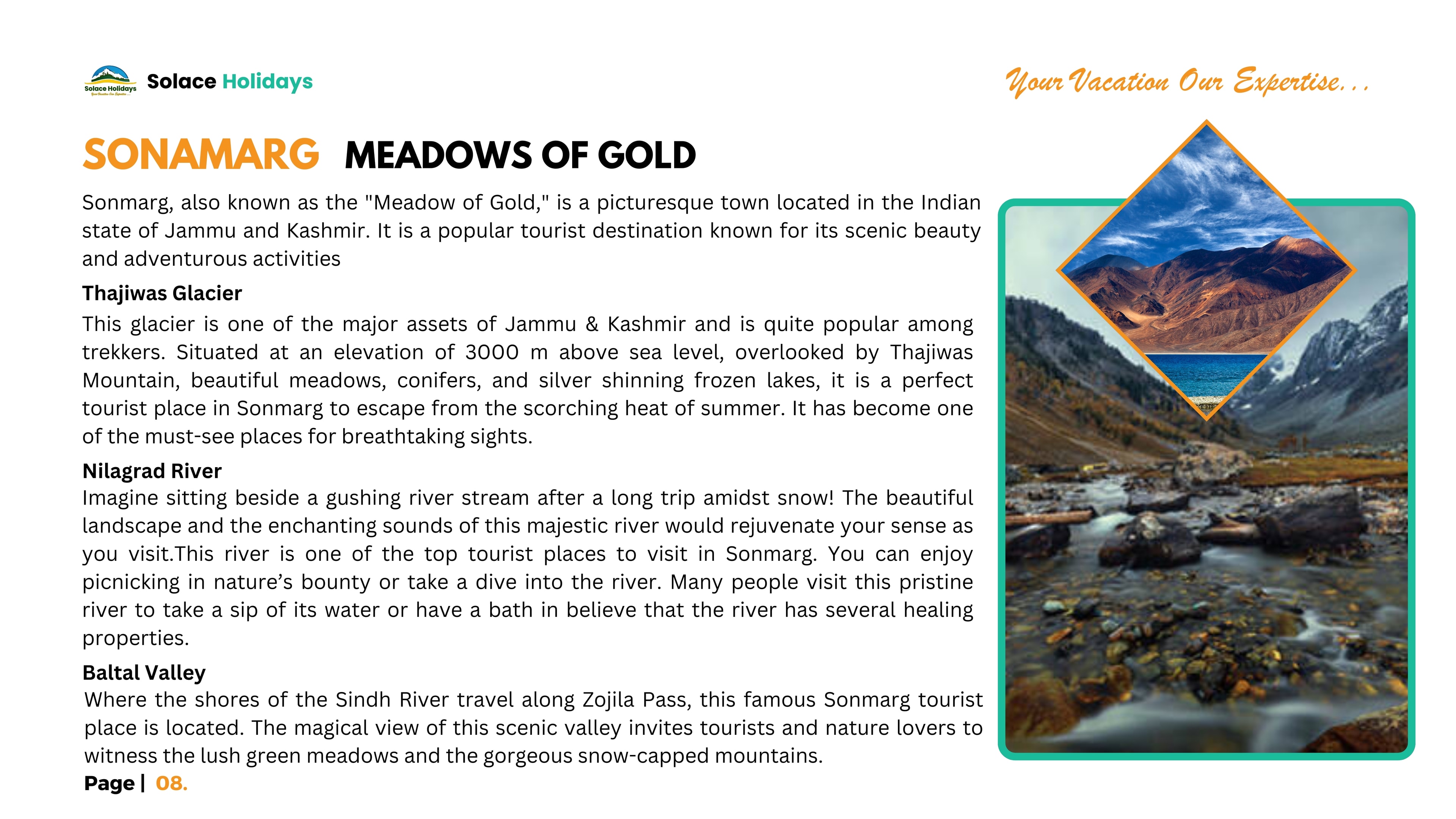 Sonamarg — Meadow of Gold